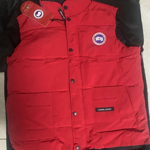 Freestyle Canada Goose Vest Red - Picture 1 of 8